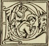 An illustration from Early woodcut initials : containing over thirteen hundred reproductions of ornamental letters of the fifteenth and sixteenth centuries (1908)