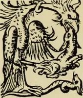 An illustration from Early woodcut initials : containing over thirteen hundred reproductions of ornamental letters of the fifteenth and sixteenth centuries (1908)