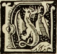 An illustration from Early woodcut initials : containing over thirteen hundred reproductions of ornamental letters of the fifteenth and sixteenth centuries (1908)