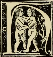 An illustration from Early woodcut initials : containing over thirteen hundred reproductions of ornamental letters of the fifteenth and sixteenth centuries (1908)