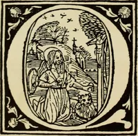 An illustration from Early woodcut initials : containing over thirteen hundred reproductions of ornamental letters of the fifteenth and sixteenth centuries (1908)