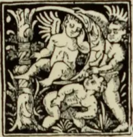 An illustration from Early woodcut initials : containing over thirteen hundred reproductions of ornamental letters of the fifteenth and sixteenth centuries (1908)