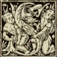 An illustration from Early woodcut initials : containing over thirteen hundred reproductions of ornamental letters of the fifteenth and sixteenth centuries (1908)