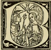 An illustration from Early woodcut initials : containing over thirteen hundred reproductions of ornamental letters of the fifteenth and sixteenth centuries (1908)