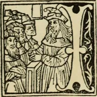 An illustration from Early woodcut initials : containing over thirteen hundred reproductions of ornamental letters of the fifteenth and sixteenth centuries (1908)