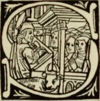 An illustration from Early woodcut initials : containing over thirteen hundred reproductions of ornamental letters of the fifteenth and sixteenth centuries (1908)