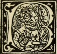 An illustration from Early woodcut initials : containing over thirteen hundred reproductions of ornamental letters of the fifteenth and sixteenth centuries (1908)