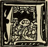An illustration from Early woodcut initials : containing over thirteen hundred reproductions of ornamental letters of the fifteenth and sixteenth centuries (1908)