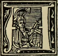 An illustration from Early woodcut initials : containing over thirteen hundred reproductions of ornamental letters of the fifteenth and sixteenth centuries (1908)