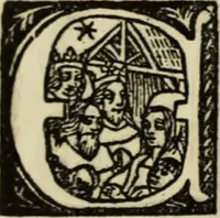 An illustration from Early woodcut initials : containing over thirteen hundred reproductions of ornamental letters of the fifteenth and sixteenth centuries (1908)