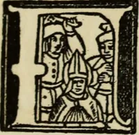 An illustration from Early woodcut initials : containing over thirteen hundred reproductions of ornamental letters of the fifteenth and sixteenth centuries (1908)