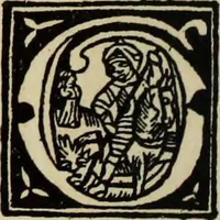 An illustration from Early woodcut initials : containing over thirteen hundred reproductions of ornamental letters of the fifteenth and sixteenth centuries (1908)