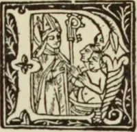 An illustration from Early woodcut initials : containing over thirteen hundred reproductions of ornamental letters of the fifteenth and sixteenth centuries (1908)