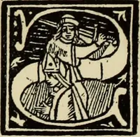 An illustration from Early woodcut initials : containing over thirteen hundred reproductions of ornamental letters of the fifteenth and sixteenth centuries (1908)