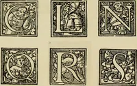 An illustration from Early woodcut initials : containing over thirteen hundred reproductions of ornamental letters of the fifteenth and sixteenth centuries (1908)
