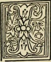 An illustration from Early woodcut initials : containing over thirteen hundred reproductions of ornamental letters of the fifteenth and sixteenth centuries (1908)
