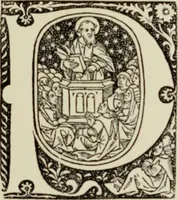 An illustration from Early woodcut initials : containing over thirteen hundred reproductions of ornamental letters of the fifteenth and sixteenth centuries (1908)