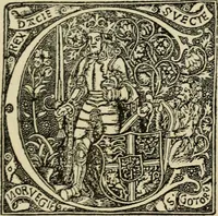 An illustration from Early woodcut initials : containing over thirteen hundred reproductions of ornamental letters of the fifteenth and sixteenth centuries (1908)