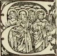 An illustration from Early woodcut initials : containing over thirteen hundred reproductions of ornamental letters of the fifteenth and sixteenth centuries (1908)