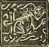 An illustration from Early woodcut initials : containing over thirteen hundred reproductions of ornamental letters of the fifteenth and sixteenth centuries (1908)