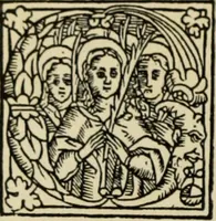 An illustration from Early woodcut initials : containing over thirteen hundred reproductions of ornamental letters of the fifteenth and sixteenth centuries (1908)