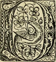 An illustration from Early woodcut initials : containing over thirteen hundred reproductions of ornamental letters of the fifteenth and sixteenth centuries (1908)