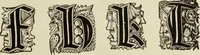 An illustration from Early woodcut initials : containing over thirteen hundred reproductions of ornamental letters of the fifteenth and sixteenth centuries (1908)