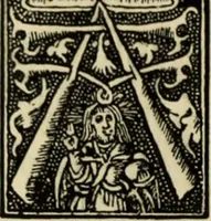 An illustration from Early woodcut initials : containing over thirteen hundred reproductions of ornamental letters of the fifteenth and sixteenth centuries (1908)