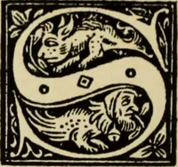 An illustration from Early woodcut initials : containing over thirteen hundred reproductions of ornamental letters of the fifteenth and sixteenth centuries (1908)