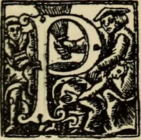 An illustration from Early woodcut initials : containing over thirteen hundred reproductions of ornamental letters of the fifteenth and sixteenth centuries (1908)