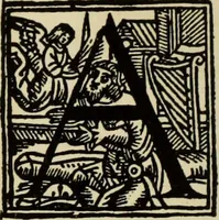 An illustration from Early woodcut initials : containing over thirteen hundred reproductions of ornamental letters of the fifteenth and sixteenth centuries (1908)