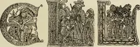 An illustration from Early woodcut initials : containing over thirteen hundred reproductions of ornamental letters of the fifteenth and sixteenth centuries (1908)