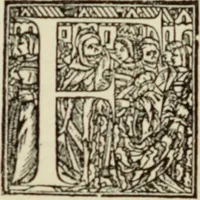 An illustration from Early woodcut initials : containing over thirteen hundred reproductions of ornamental letters of the fifteenth and sixteenth centuries (1908)