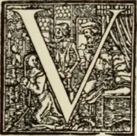 An illustration from Early woodcut initials : containing over thirteen hundred reproductions of ornamental letters of the fifteenth and sixteenth centuries (1908)