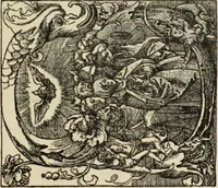 An illustration from Early woodcut initials : containing over thirteen hundred reproductions of ornamental letters of the fifteenth and sixteenth centuries (1908)