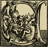 An illustration from Early woodcut initials : containing over thirteen hundred reproductions of ornamental letters of the fifteenth and sixteenth centuries (1908)