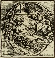 An illustration from Early woodcut initials : containing over thirteen hundred reproductions of ornamental letters of the fifteenth and sixteenth centuries (1908)