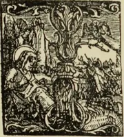 An illustration from Early woodcut initials : containing over thirteen hundred reproductions of ornamental letters of the fifteenth and sixteenth centuries (1908)