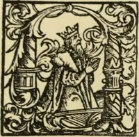 An illustration from Early woodcut initials : containing over thirteen hundred reproductions of ornamental letters of the fifteenth and sixteenth centuries (1908)