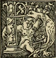 An illustration from Early woodcut initials : containing over thirteen hundred reproductions of ornamental letters of the fifteenth and sixteenth centuries (1908)