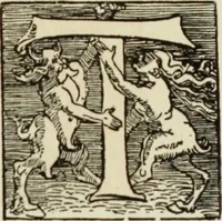 An illustration from Early woodcut initials : containing over thirteen hundred reproductions of ornamental letters of the fifteenth and sixteenth centuries (1908)
