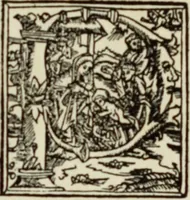 An illustration from Early woodcut initials : containing over thirteen hundred reproductions of ornamental letters of the fifteenth and sixteenth centuries (1908)