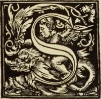 An illustration from Early woodcut initials : containing over thirteen hundred reproductions of ornamental letters of the fifteenth and sixteenth centuries (1908)
