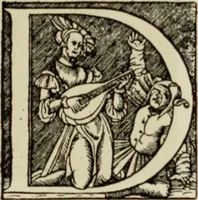 An illustration from Early woodcut initials : containing over thirteen hundred reproductions of ornamental letters of the fifteenth and sixteenth centuries (1908)