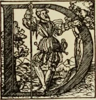 An illustration from Early woodcut initials : containing over thirteen hundred reproductions of ornamental letters of the fifteenth and sixteenth centuries (1908)