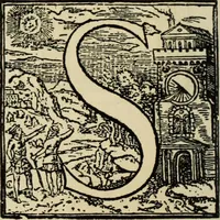 An illustration from Early woodcut initials : containing over thirteen hundred reproductions of ornamental letters of the fifteenth and sixteenth centuries (1908)