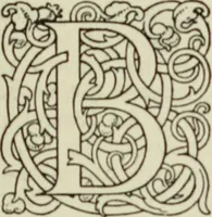 An illustration from Early woodcut initials : containing over thirteen hundred reproductions of ornamental letters of the fifteenth and sixteenth centuries (1908)