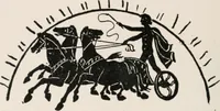 An illustration from Earthology; humanity characterized by the earth, sun, and zodiac, with prognostications from the moon (1901)