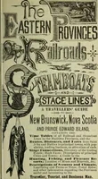 An illustration from The eastern provinces railroads, steamboats and stage lines. A travellers' guide to New Brunswick, Nova Scotia and Prince Edward Island ... May and June 1883 (1883)