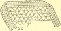 An illustration from Easy lessons for lace makers : fancy stitches illustrated showing clearly how to make all modern laces (1901)